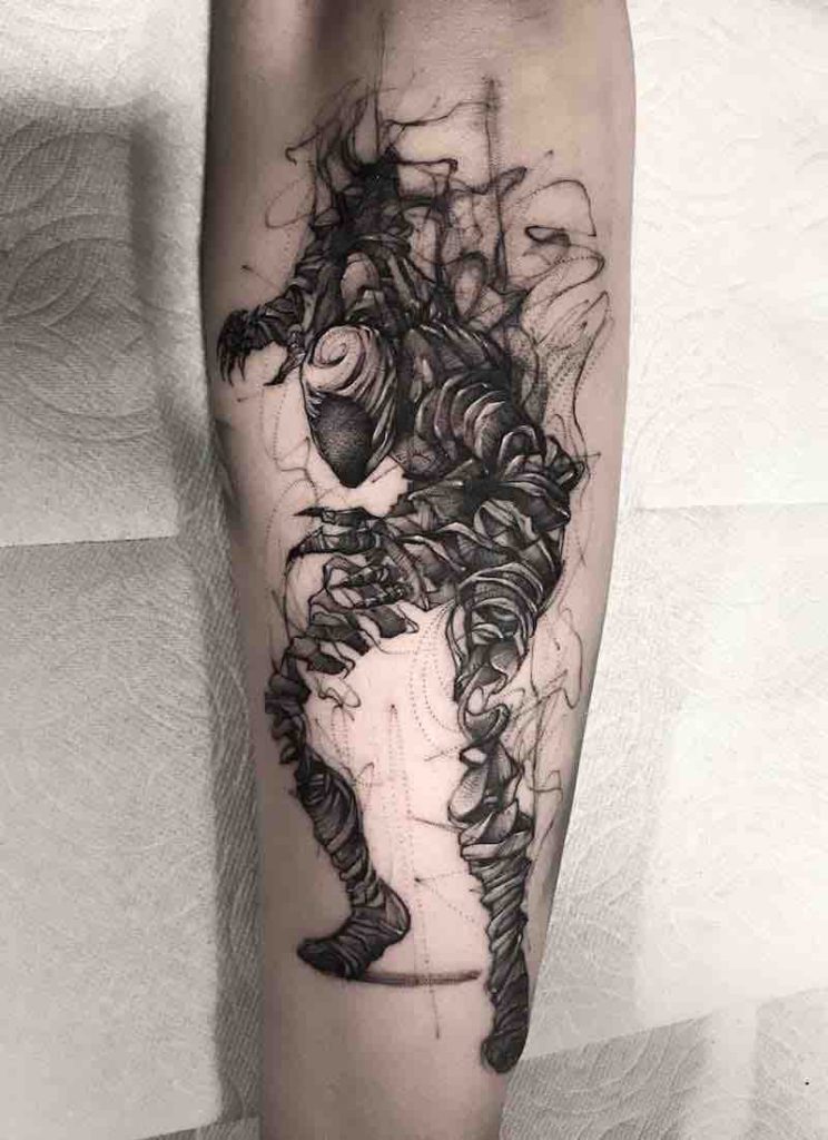 Creepy Tattoo by Bk Tattooer