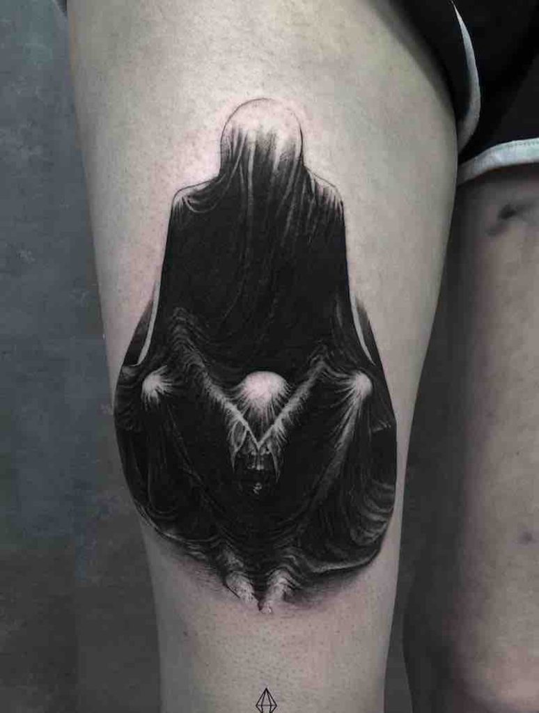 Creepy Tattoo by Krzysztof Kamyk
