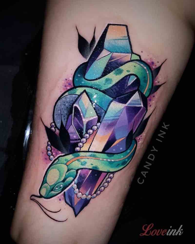 Crystal Tattoo by Laura Konieczna