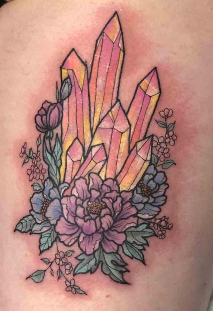 Crystal Tattoo by Lauren Winzer