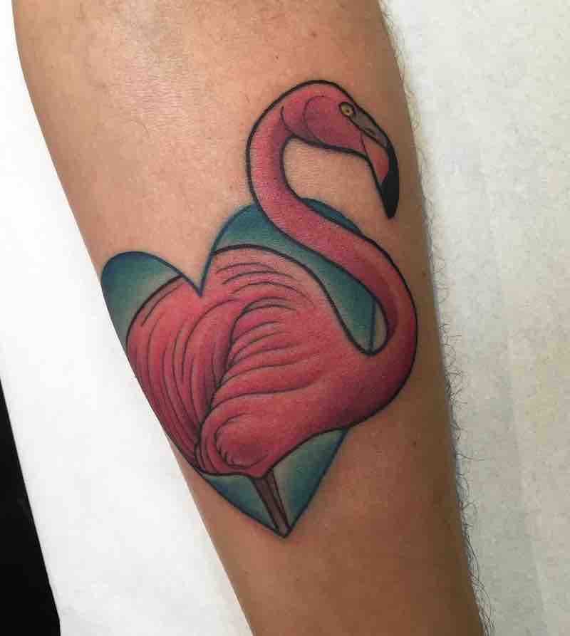 Flamingo Tattoo by Krish Trece