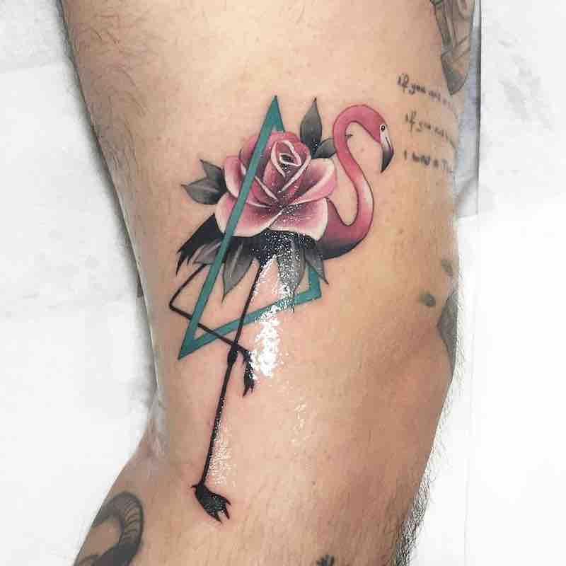 Flamingo Tattoo by Polyc