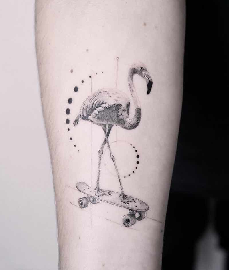 Flamingo Tattoo by Torocsik Daniel