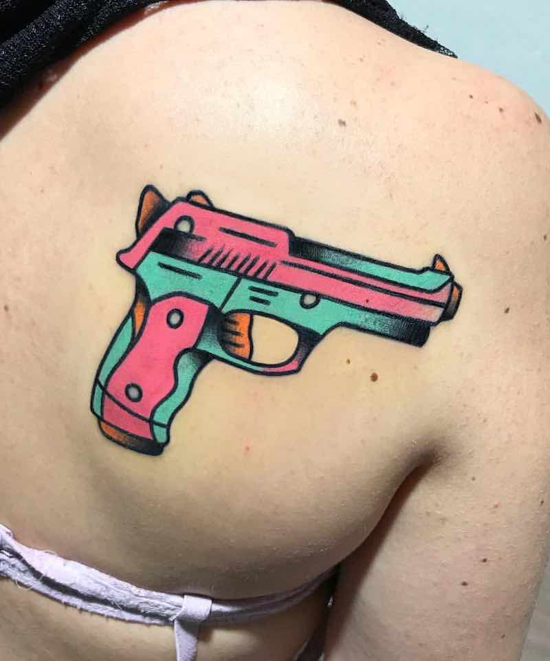 Gun Tattoo by Alex Kane