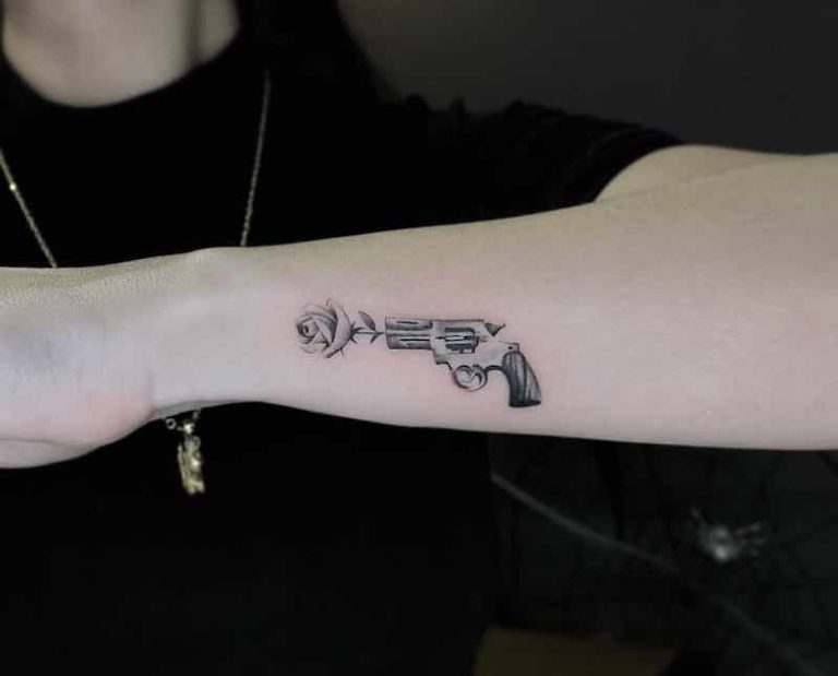 25 of the Best Gun Tattoos - Tattoo Insider