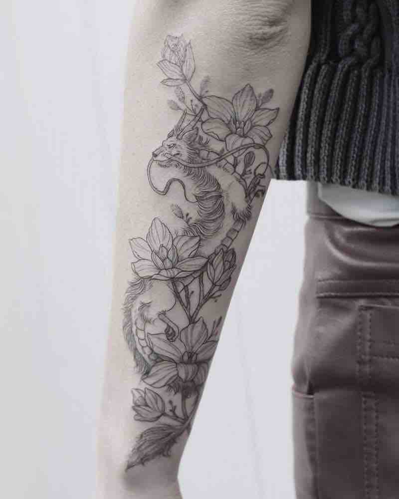 Haku Tattoo by Phoebe Hunter