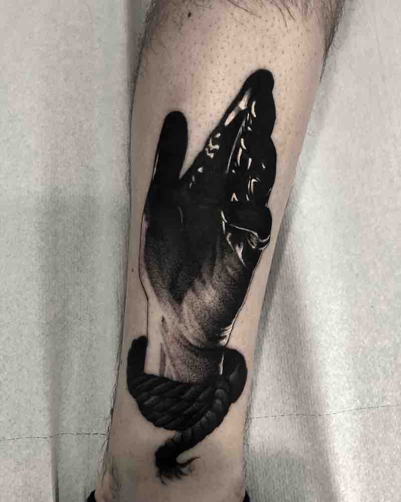 Hand Tattoo by El UF