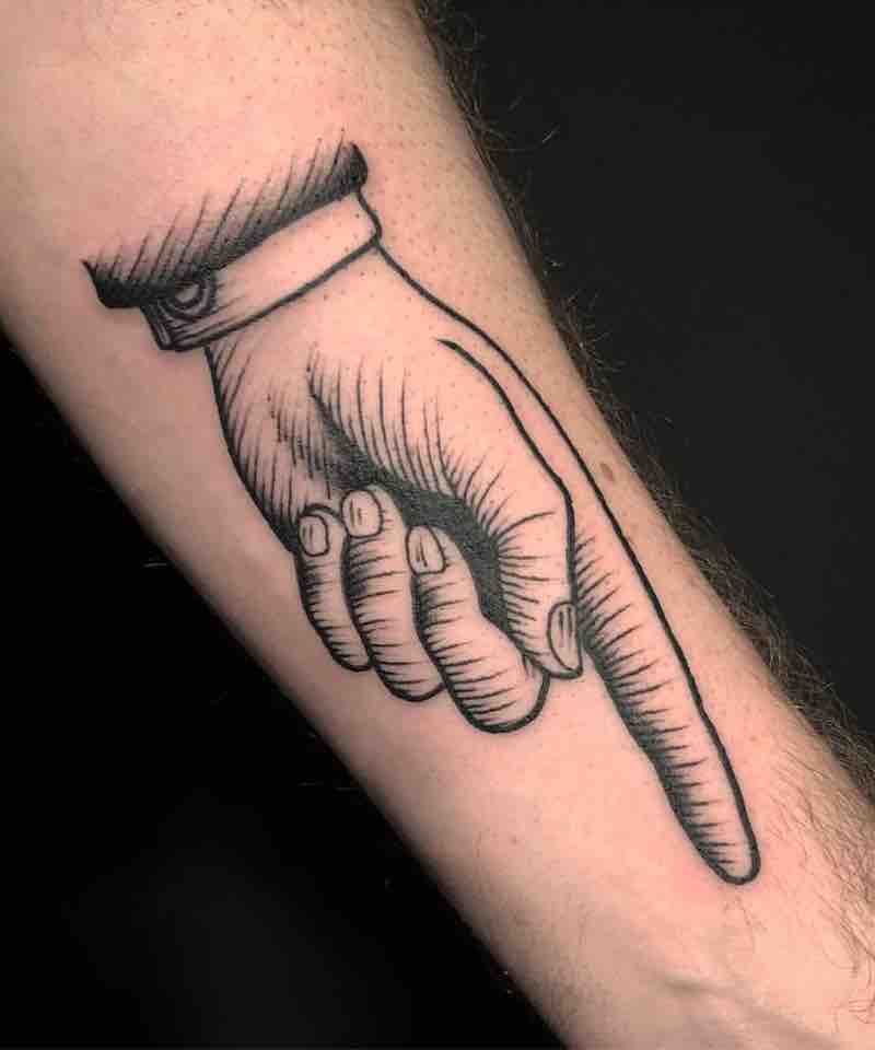 Hand Tattoo by Jack Ankersen