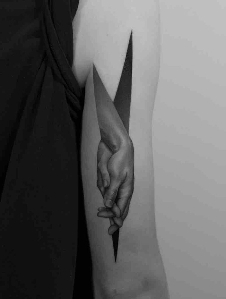 Hands Tattoo by Paweł Indulski