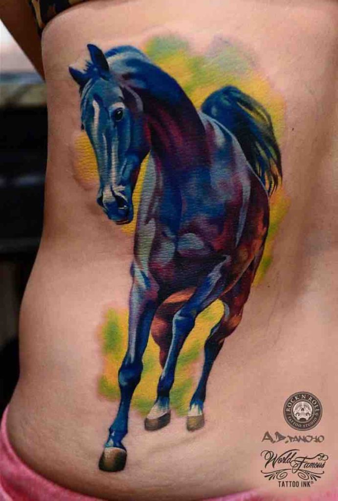 Horse Tattoo by Alex Pancho