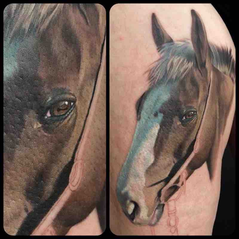 Horse Tattoo by Dean Lawton