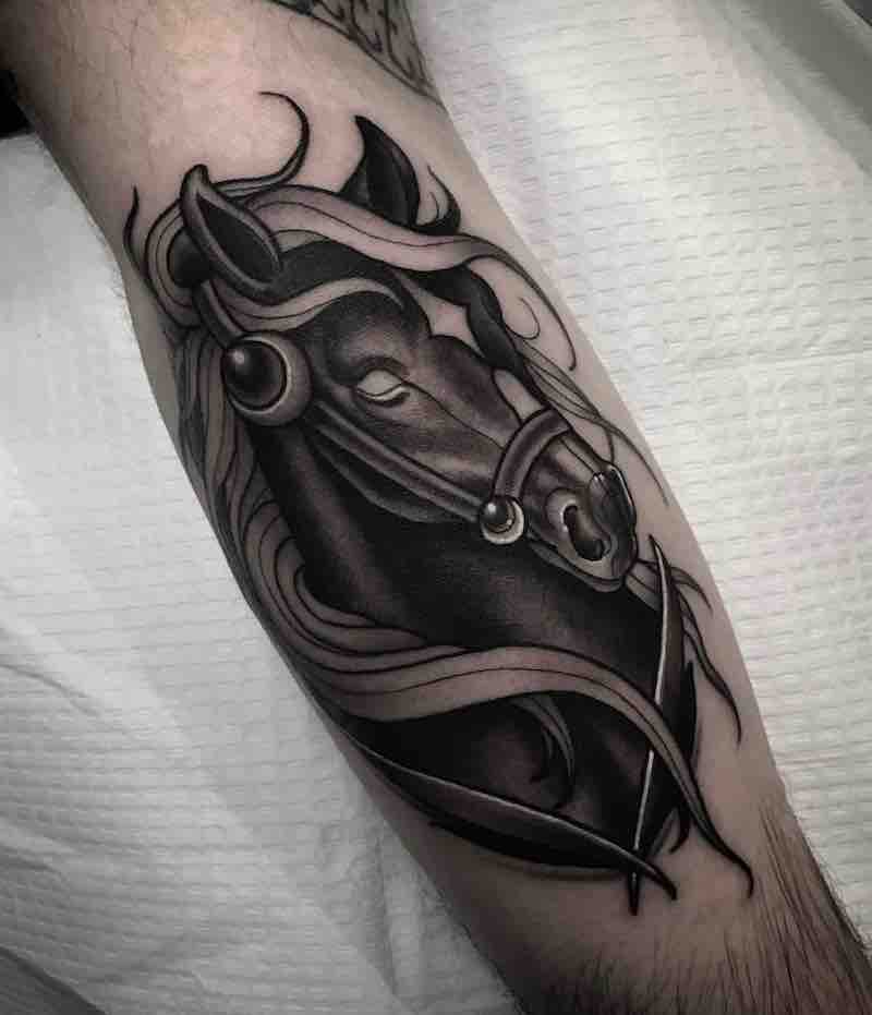 Horse Tattoo by Patrick Whiting