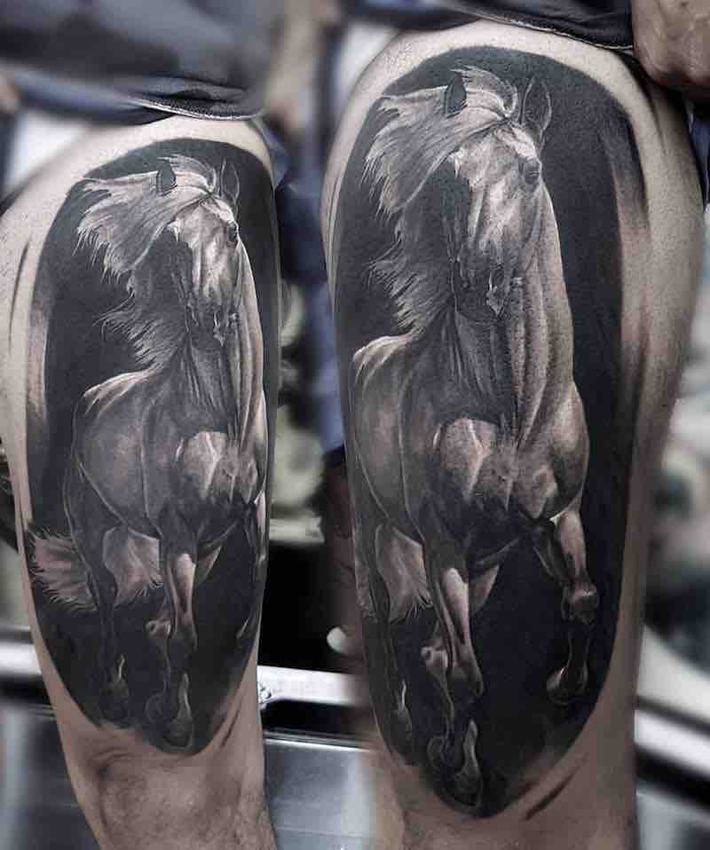 Horse Tattoo by Vasilii Suvorov