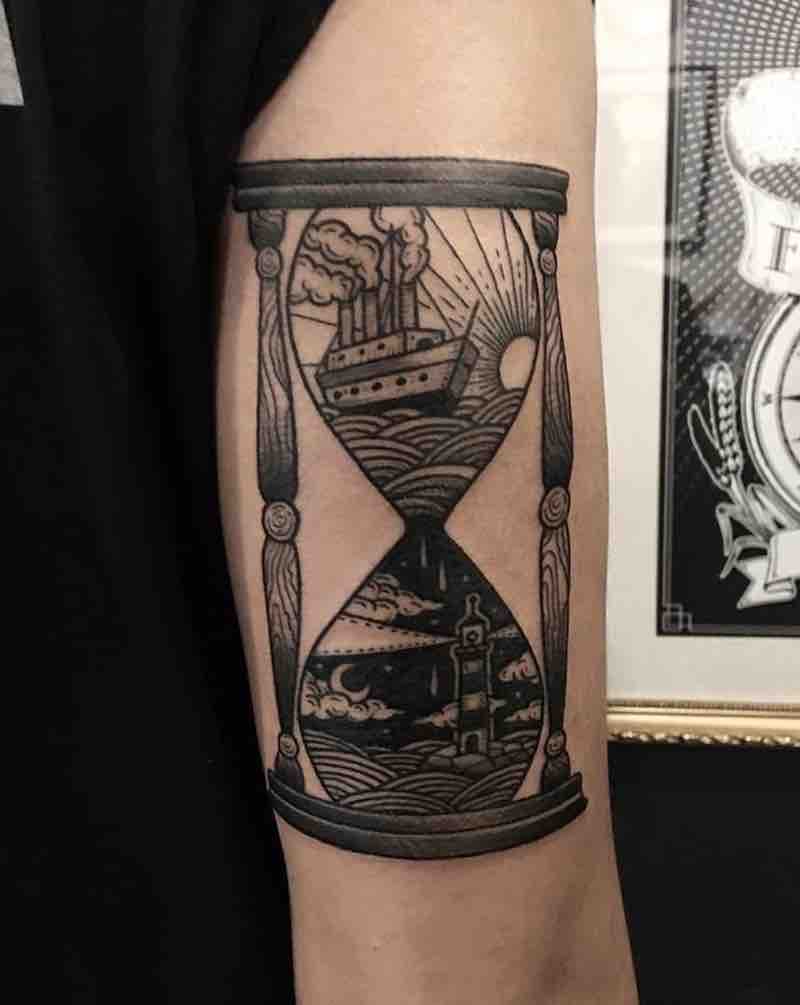 Hourglass Tattoo 2 by Nhat Be