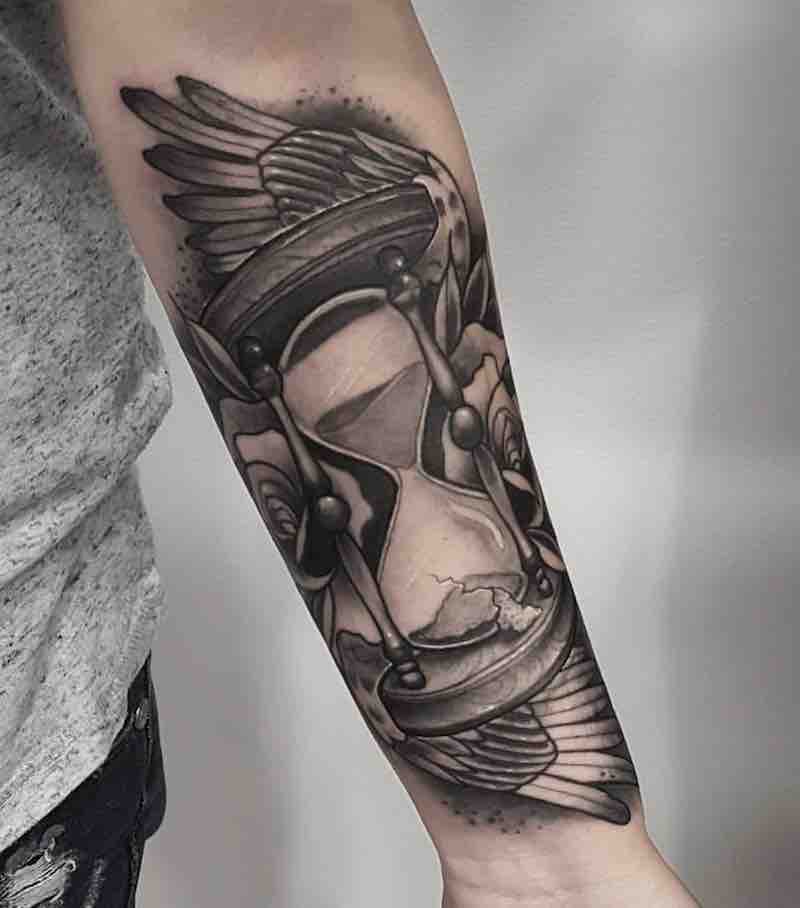 Hourglass Tattoo by Anthony Barros Castro