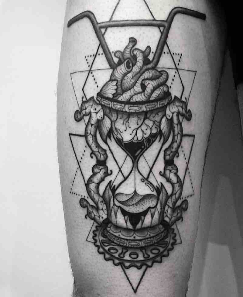 Hourglass Tattoo by Franki Tattoo