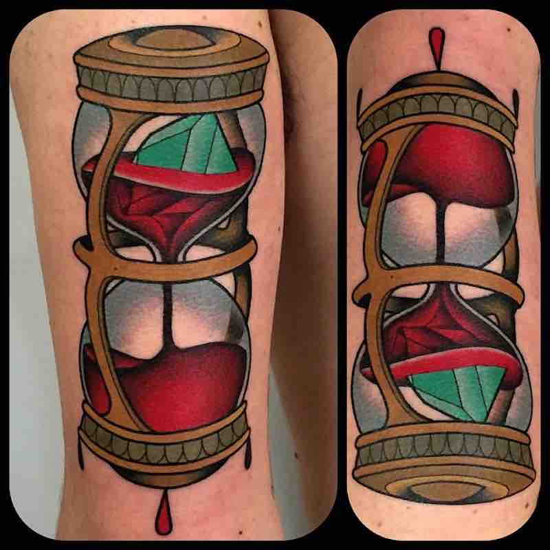 Hourglass Tattoo by Fulvio Vaccarone