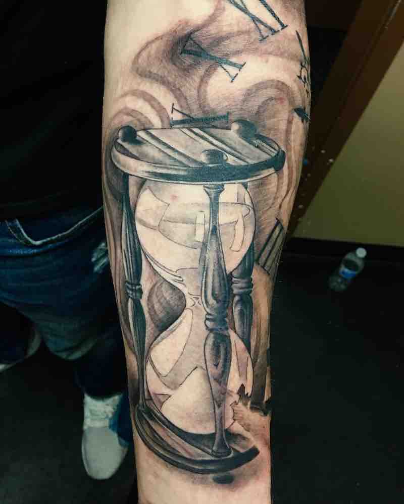 Hourglass Tattoo by John Vitantonio