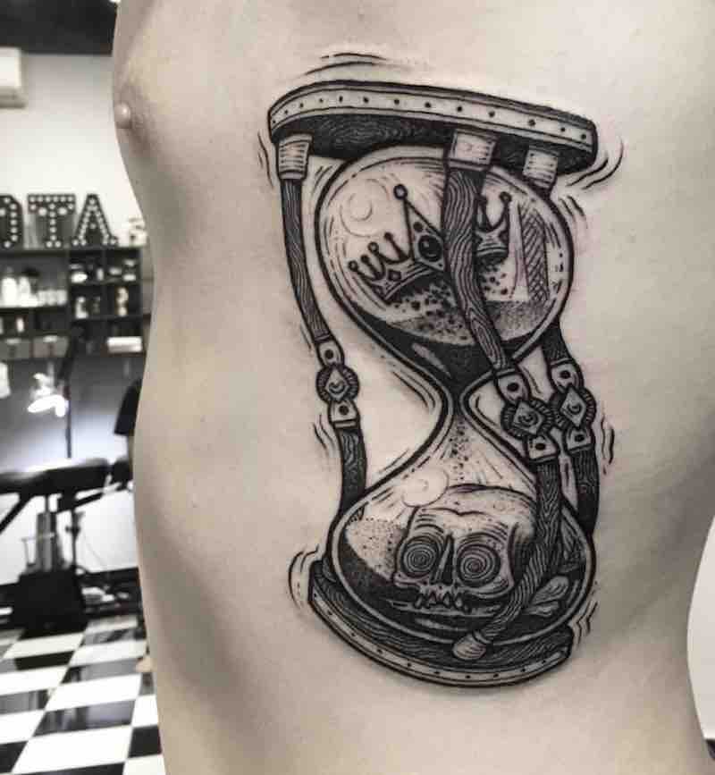 Hourglass Tattoo by Nhat Be