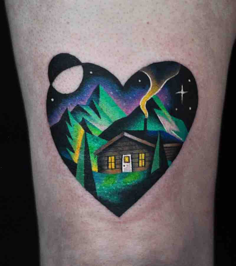 House Tattoo 2 by David Peyote