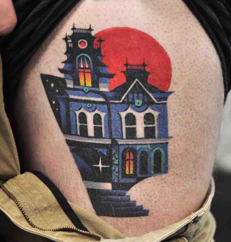 House Tattoo 3 by David Peyote