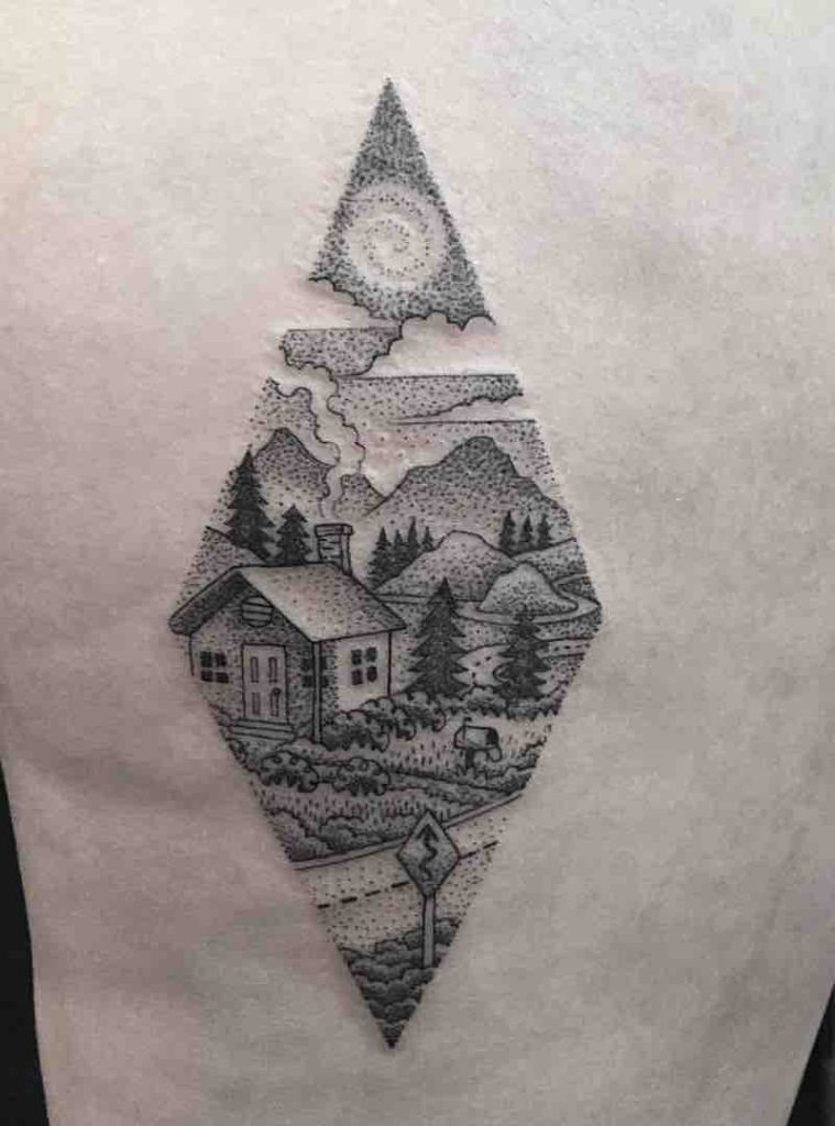 House Tattoo by Eli