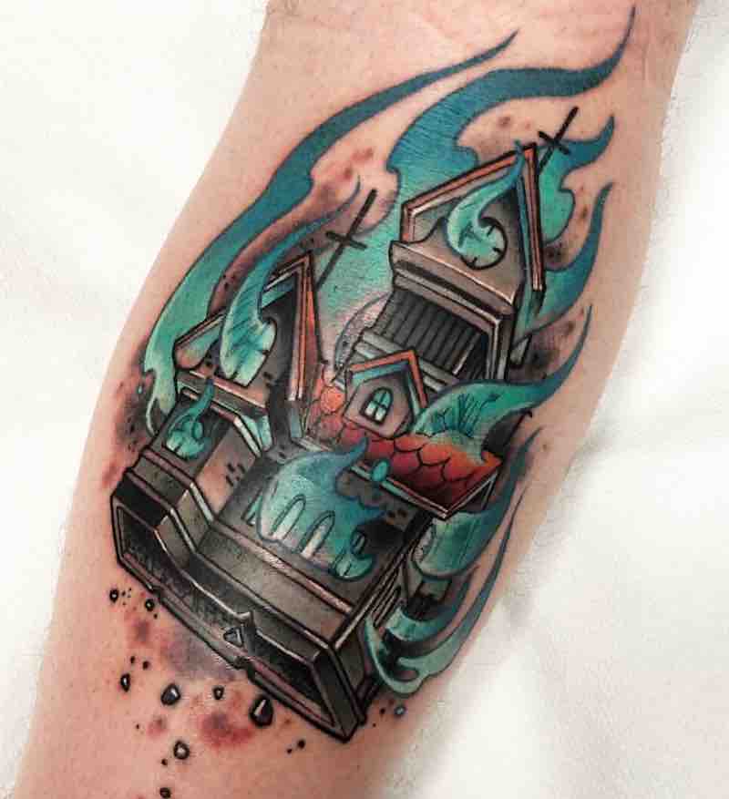 House Tattoo by JotaPaint
