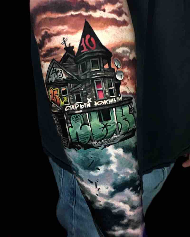 House Tattoo by Mashkow