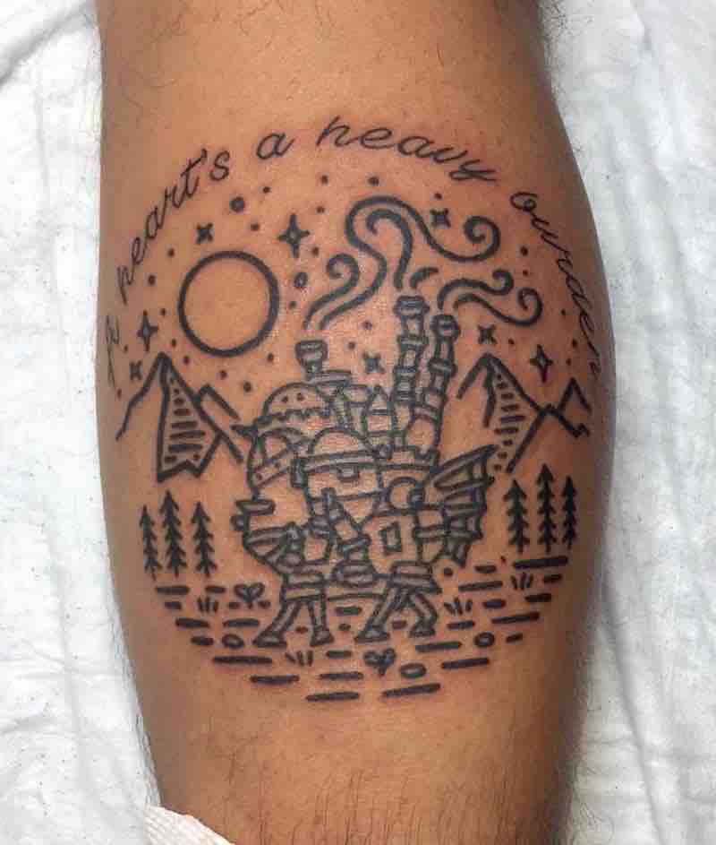 Howls Moving Castle 3 Tattoo by Carly Kawaii