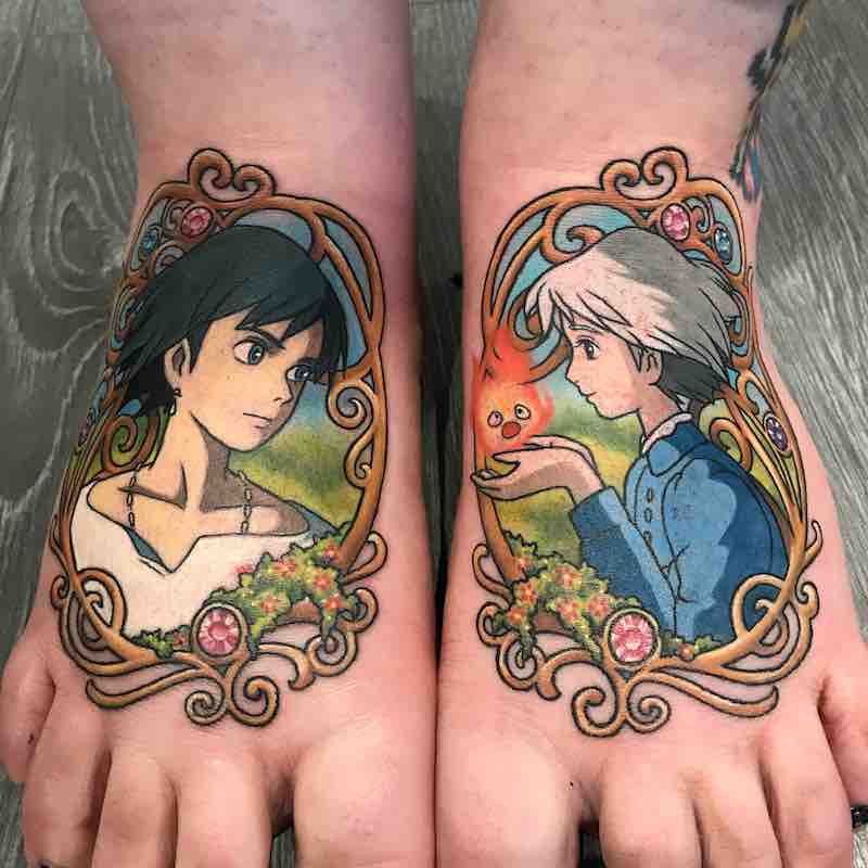 Howls Moving Castle Tattoo by Bethany Rivers