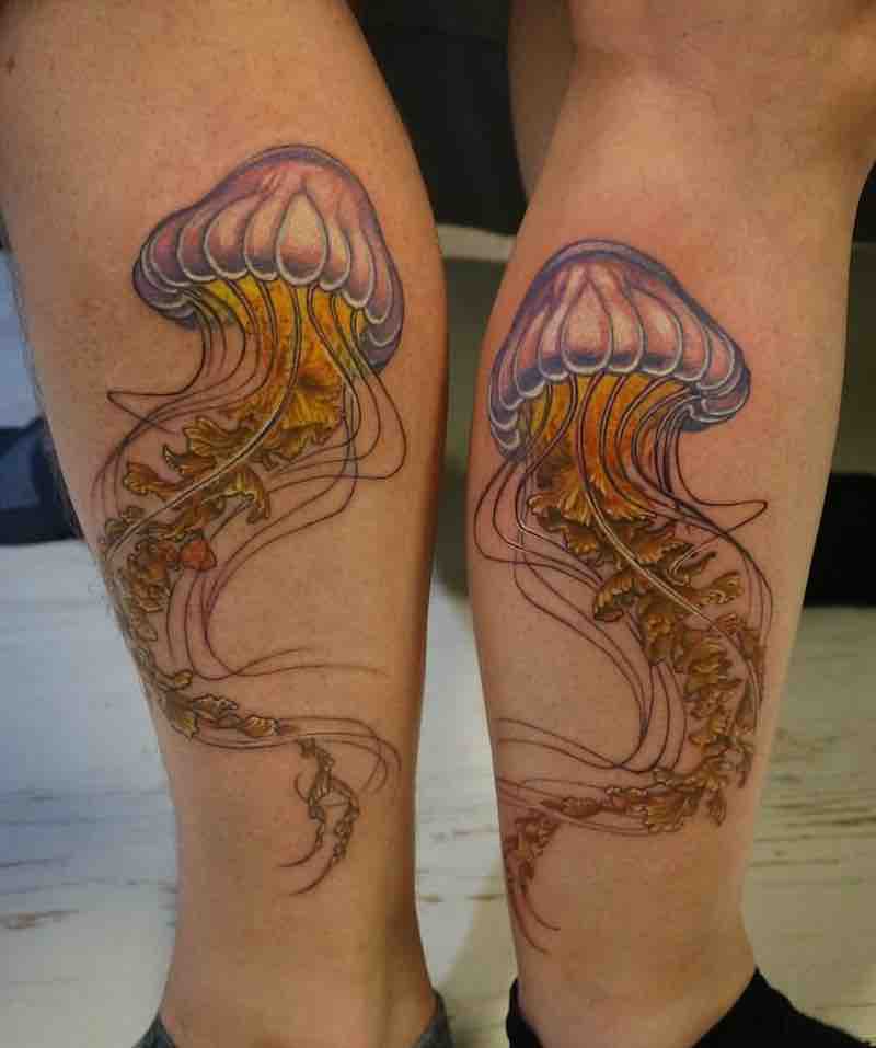 Jellyfish Tattoo 2 by Hori Benny