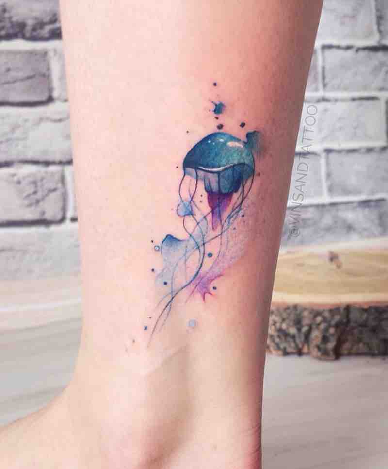 Jellyfish Tattoo 2 by Valentina Vinsand
