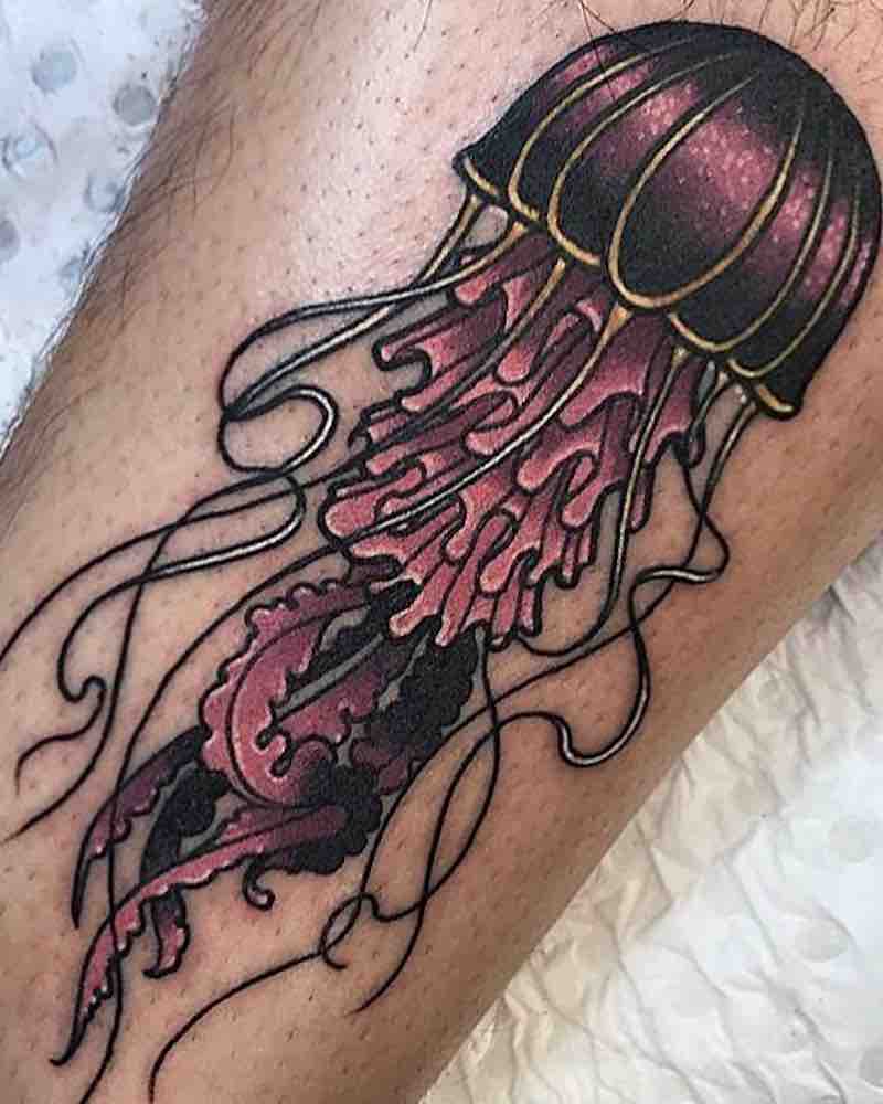 Jellyfish Tattoo by Drew Shallis