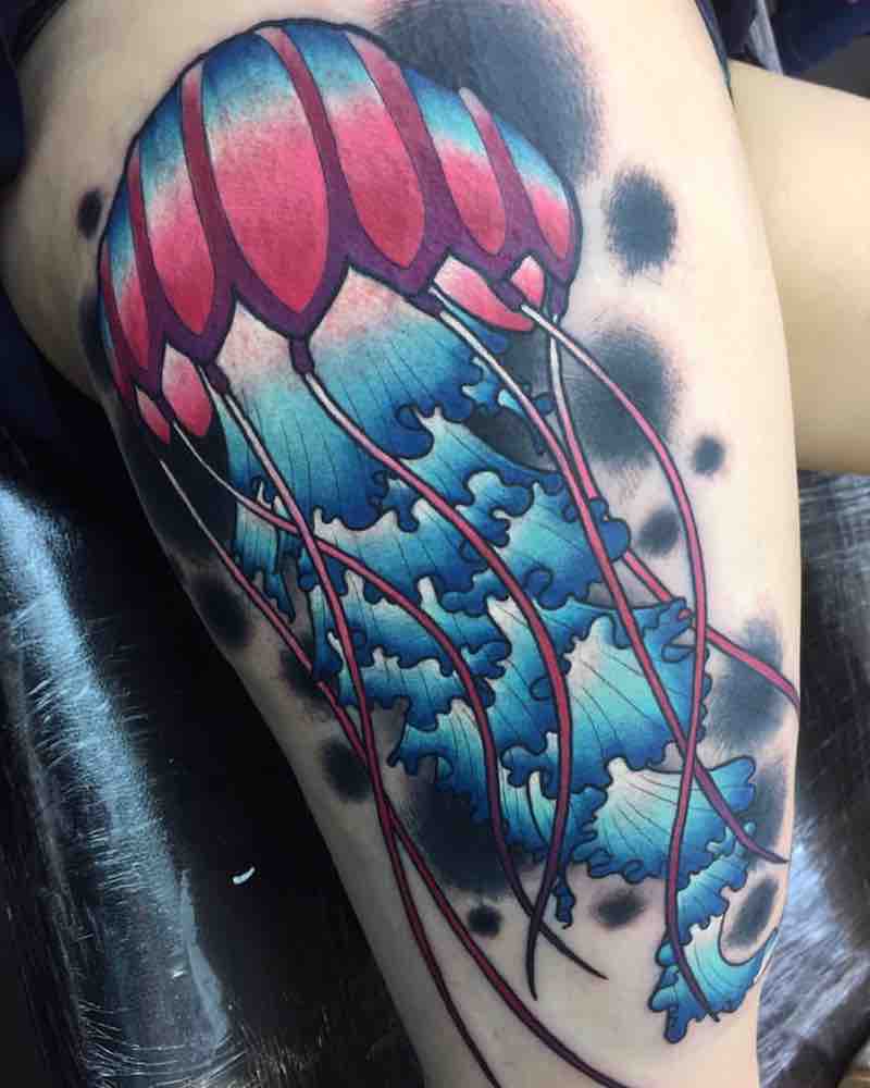 Jellyfish Tattoo by Fer