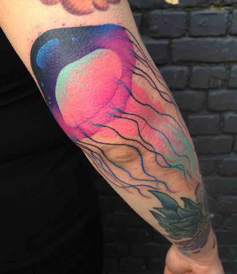 Jellyfish Tattoo by Giena Todryk