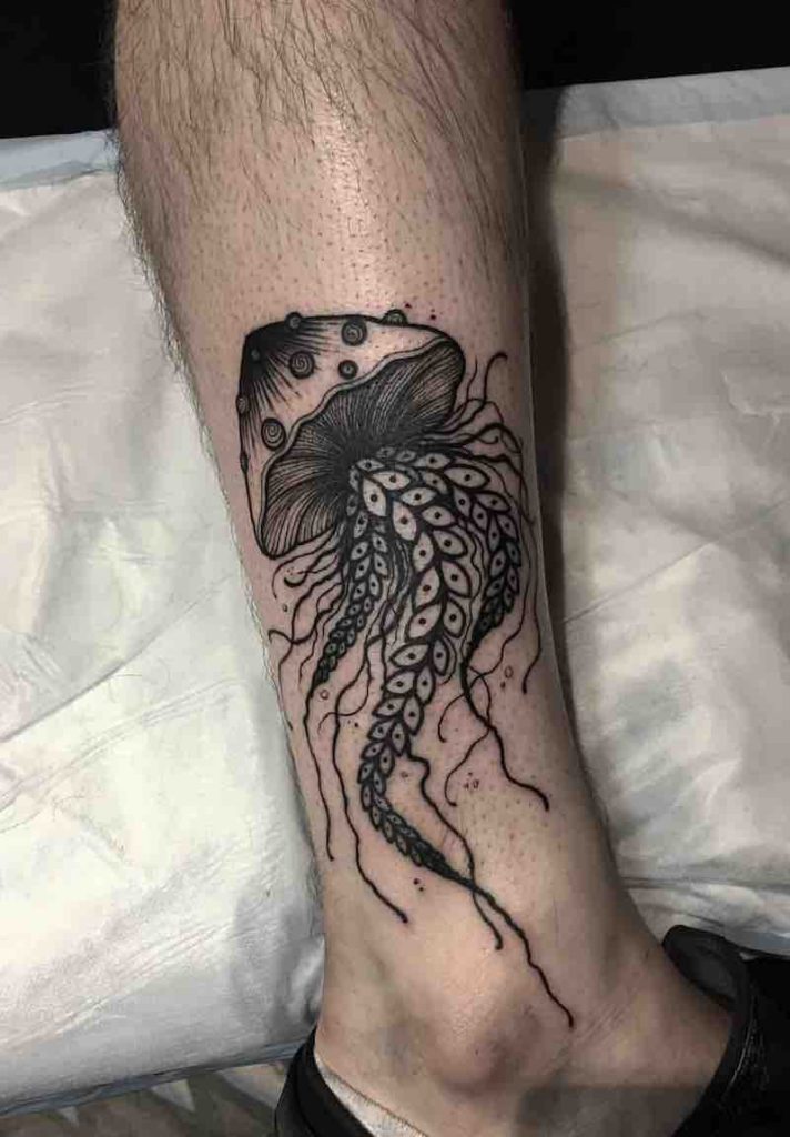 Jellyfish Tattoo by Nhat Be