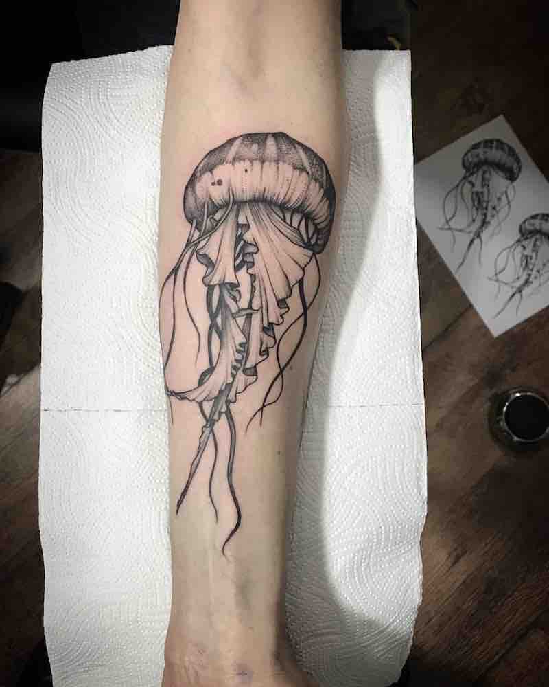 Jellyfish Tattoo by Tom Tom Tatt