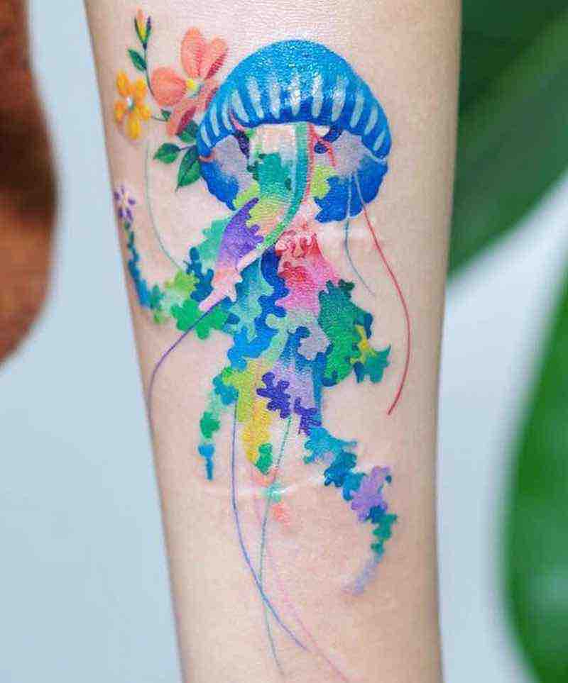 Jellyfish Tattoo by Zihee