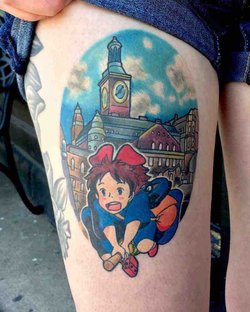 Kikis Delivery Service Tattoo 2 by Kimberly Wall