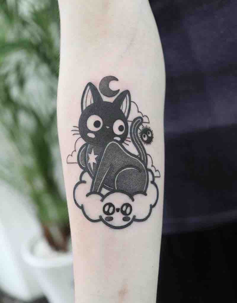 Kikis Delivery Service Tattoo by Hugo Tattooer