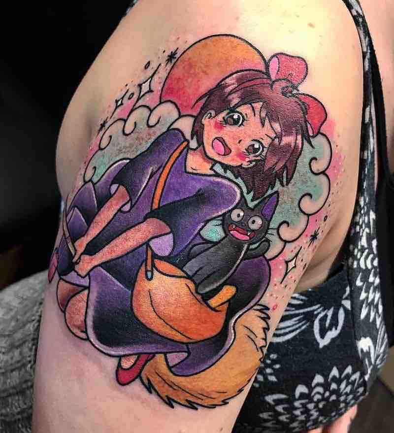 Kikis Delivery Service Tattoo by Isashah Pereira