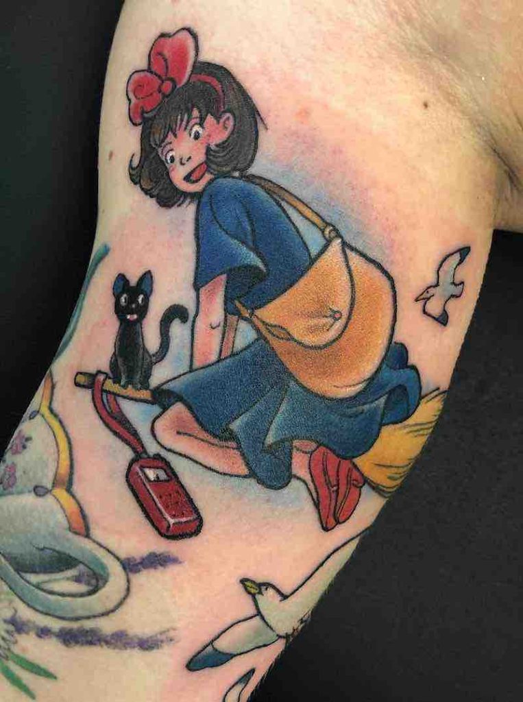 Kikis Delivery Service Tattoo by Joshua Ross