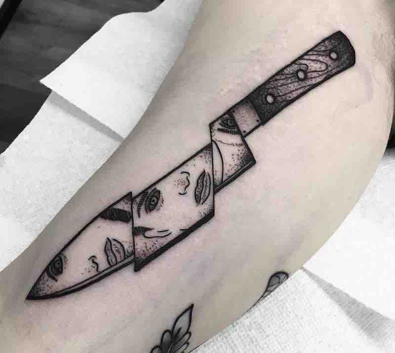 Knife Tattoo 2 by SLEE