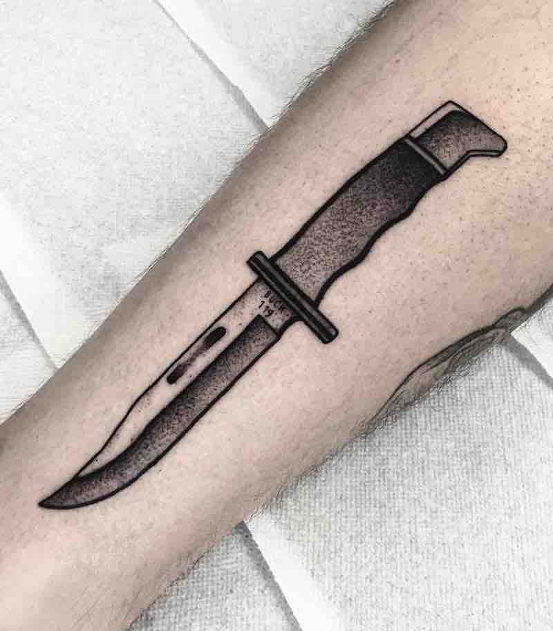 Knife Tattoo by SLEE