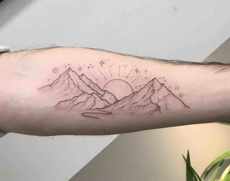 Mountain Tattoo by Peta Heffernan