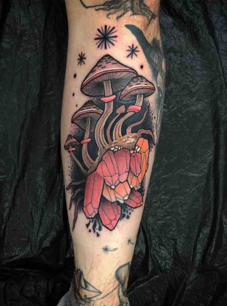 Mushroom Tattoo 2 by Luca Degenerate