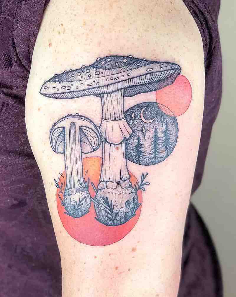 Mushroom Tattoo 3 by Emily Kaul