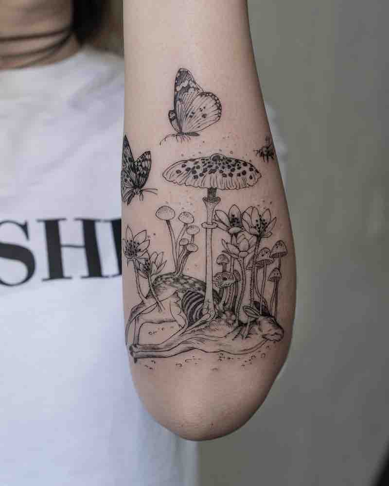 Mushroom Tattoo 3 by OOZY