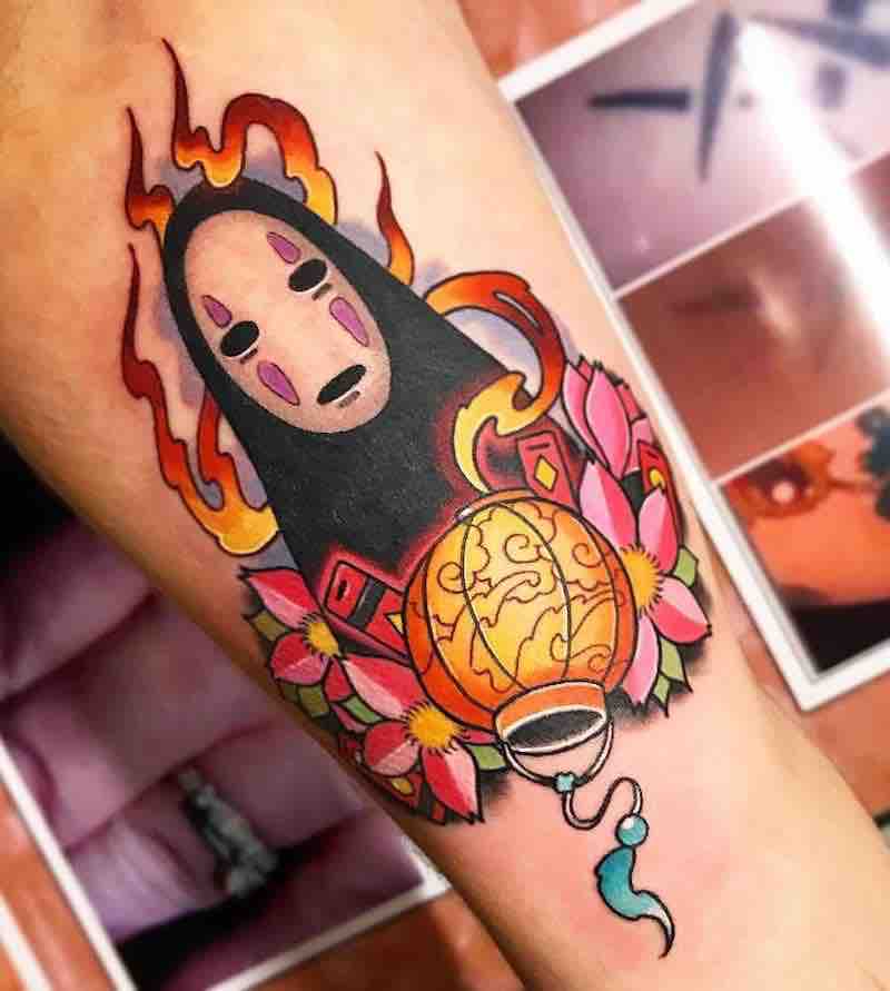 No Face Tattoo 2 by Chris Hill