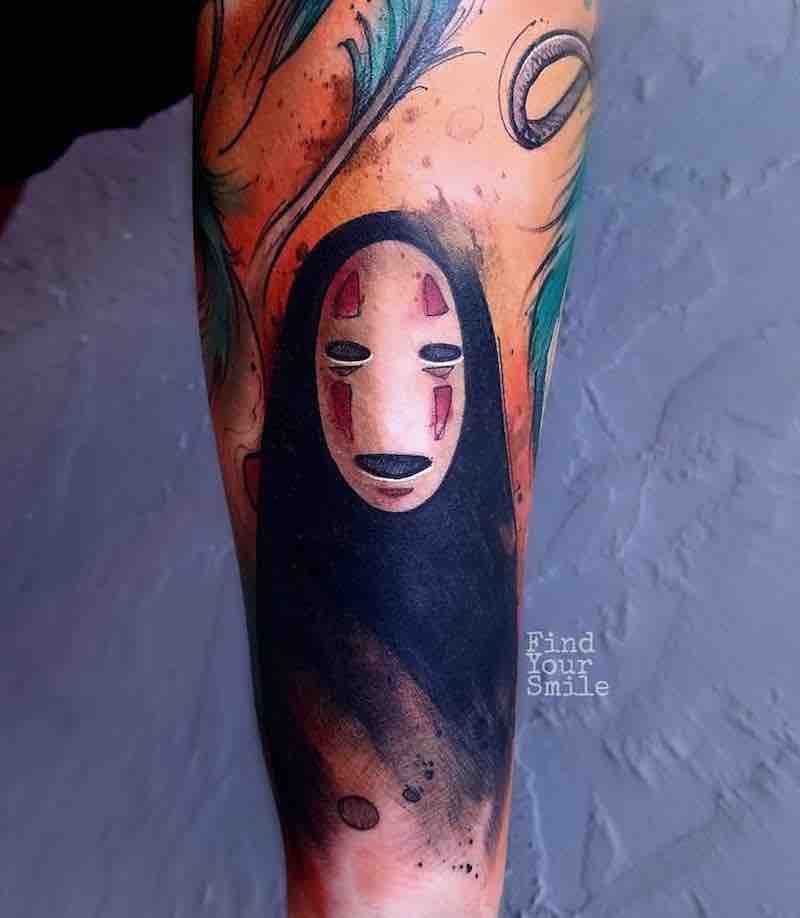No Face Tattoo 3 by Russell Van Schaick